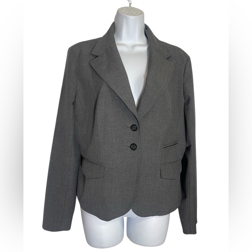 Michael Kors Gray Blazer Tailored Suit Jacket‎